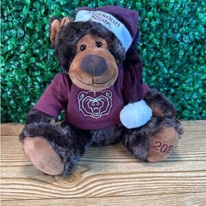Missouri State Mascot Factory Holiday Bear Christmas Bear College Plush Gift